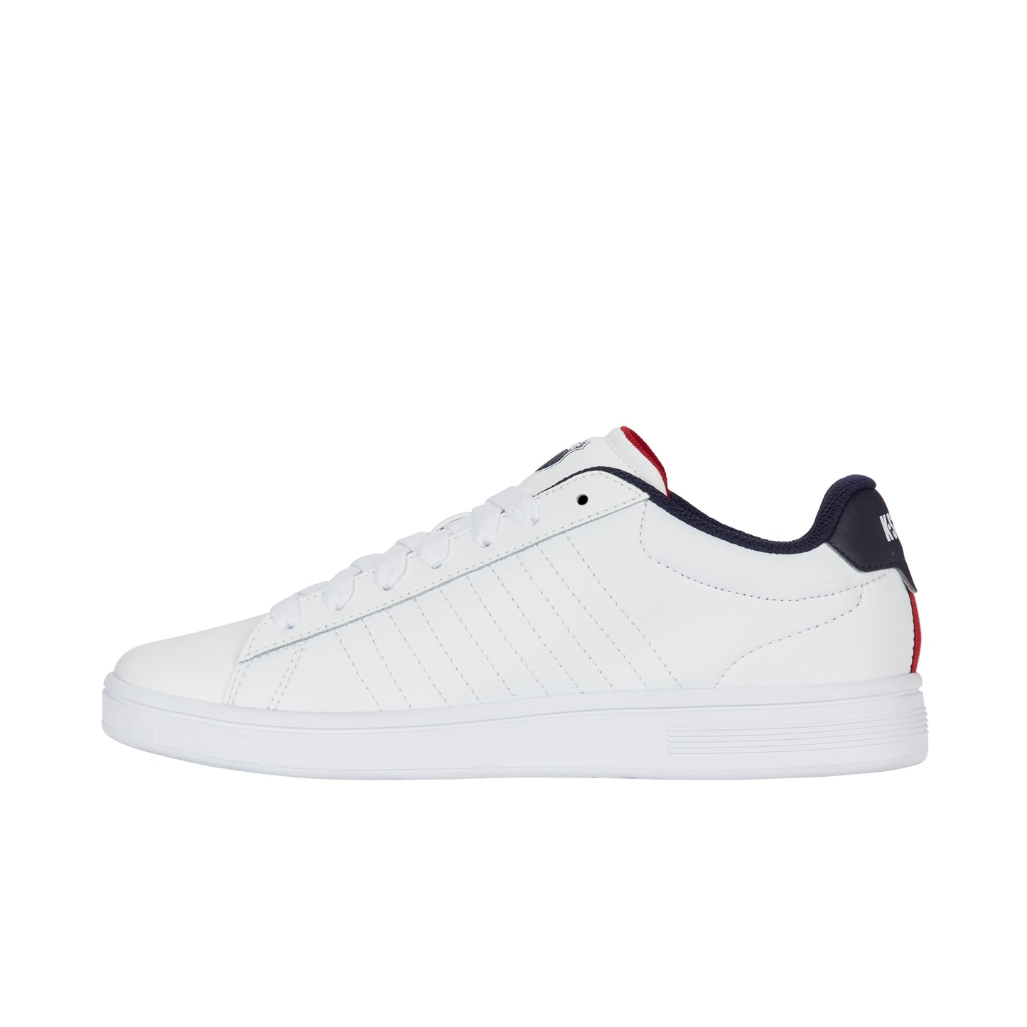 GIÀY COURT SHIELD II - WHITE/PEACOAT/SAMBA RED