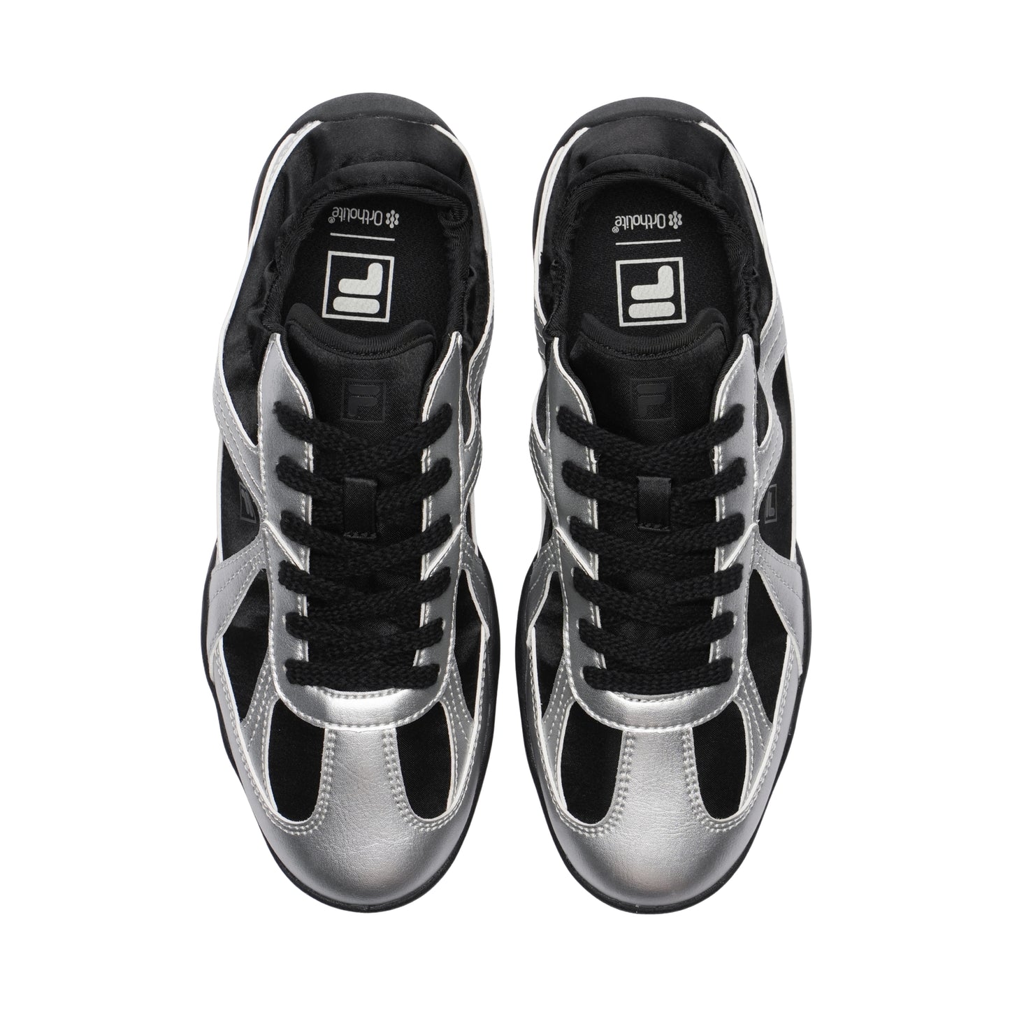 FILA GLIO SHOES - BLACK/SILVER/BLACK