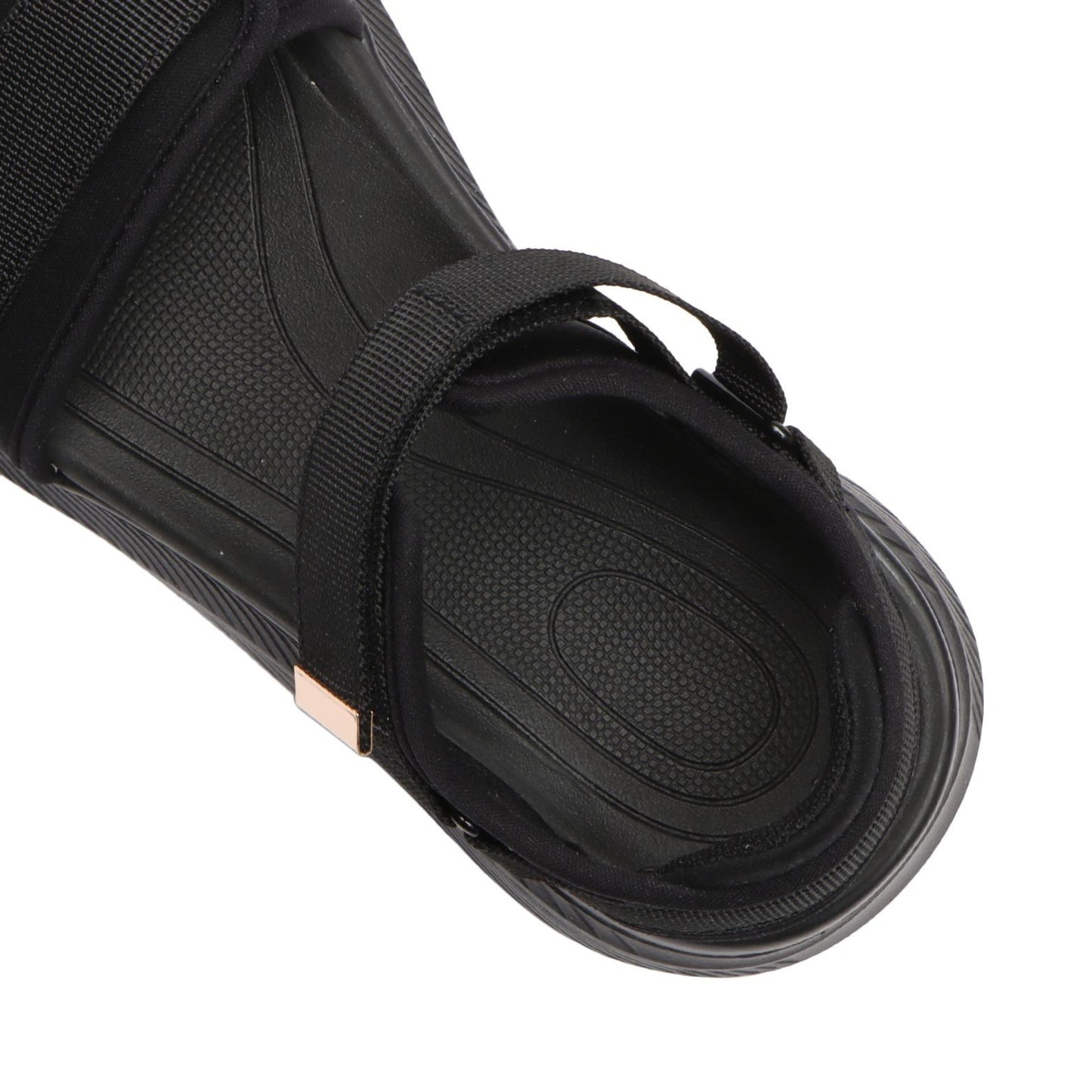 2BELT SANDAL - ALL BLACK