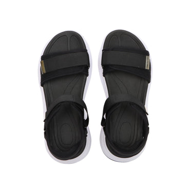 2BELT SANDAL SHOES - BLACK/WHITE