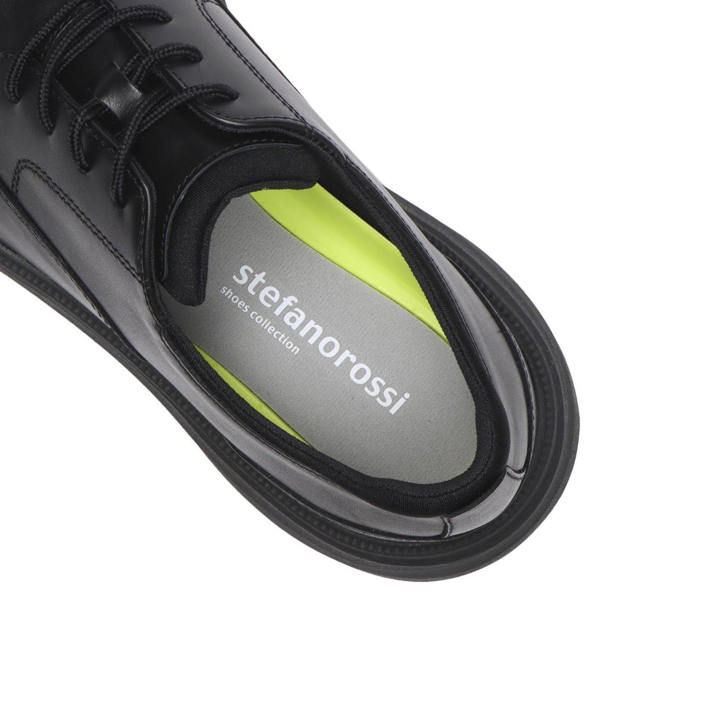 LACE UP SHOES - NERO/NERO