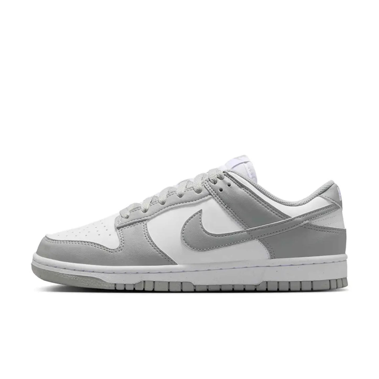 W NIKE DUNK LOW NEXT NATU SHOES - WHITE/LTSKGY