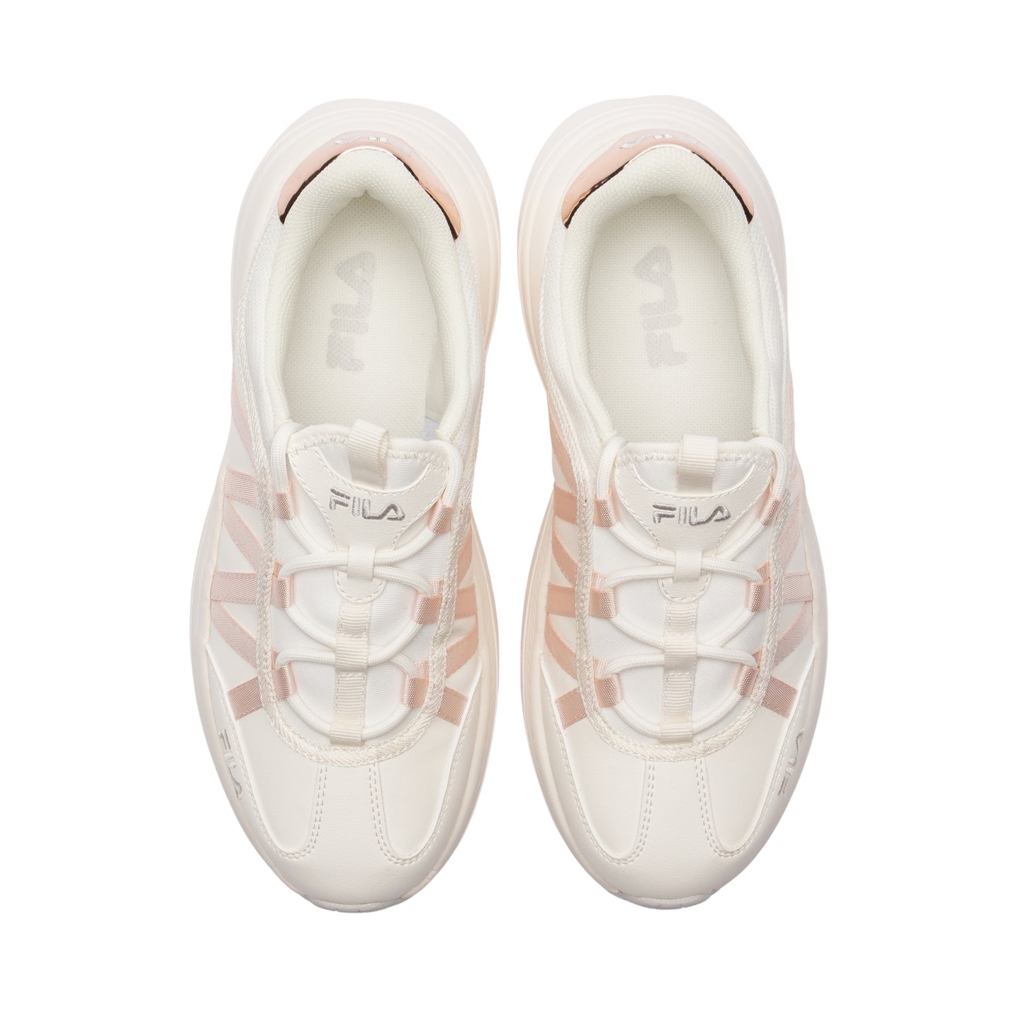 GIÀY FILA WAVY DAY FLOW LT - OFF WHITE/OFF WHITE/PINK