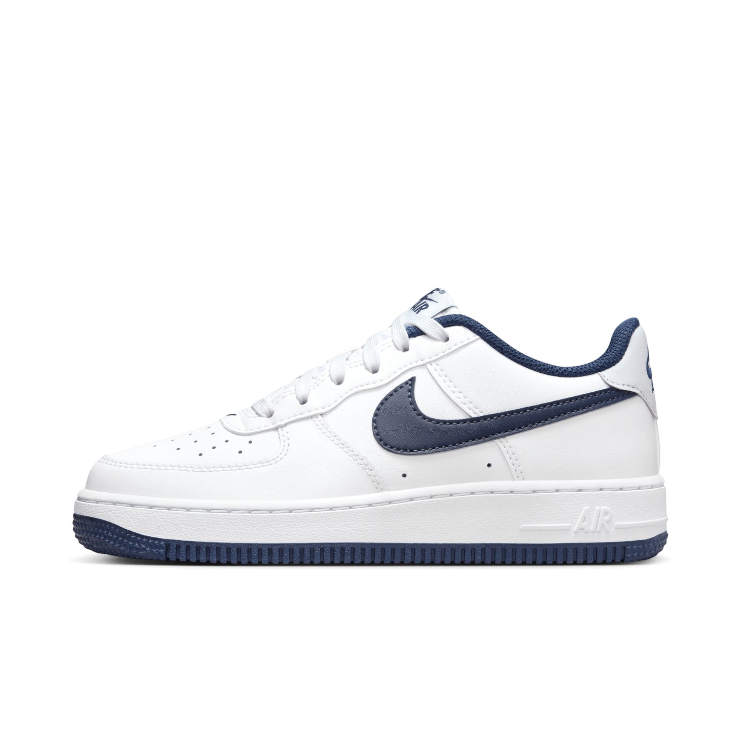 GIÀY AIR FORCE 1 (GS) - WHITE/MNNAVY