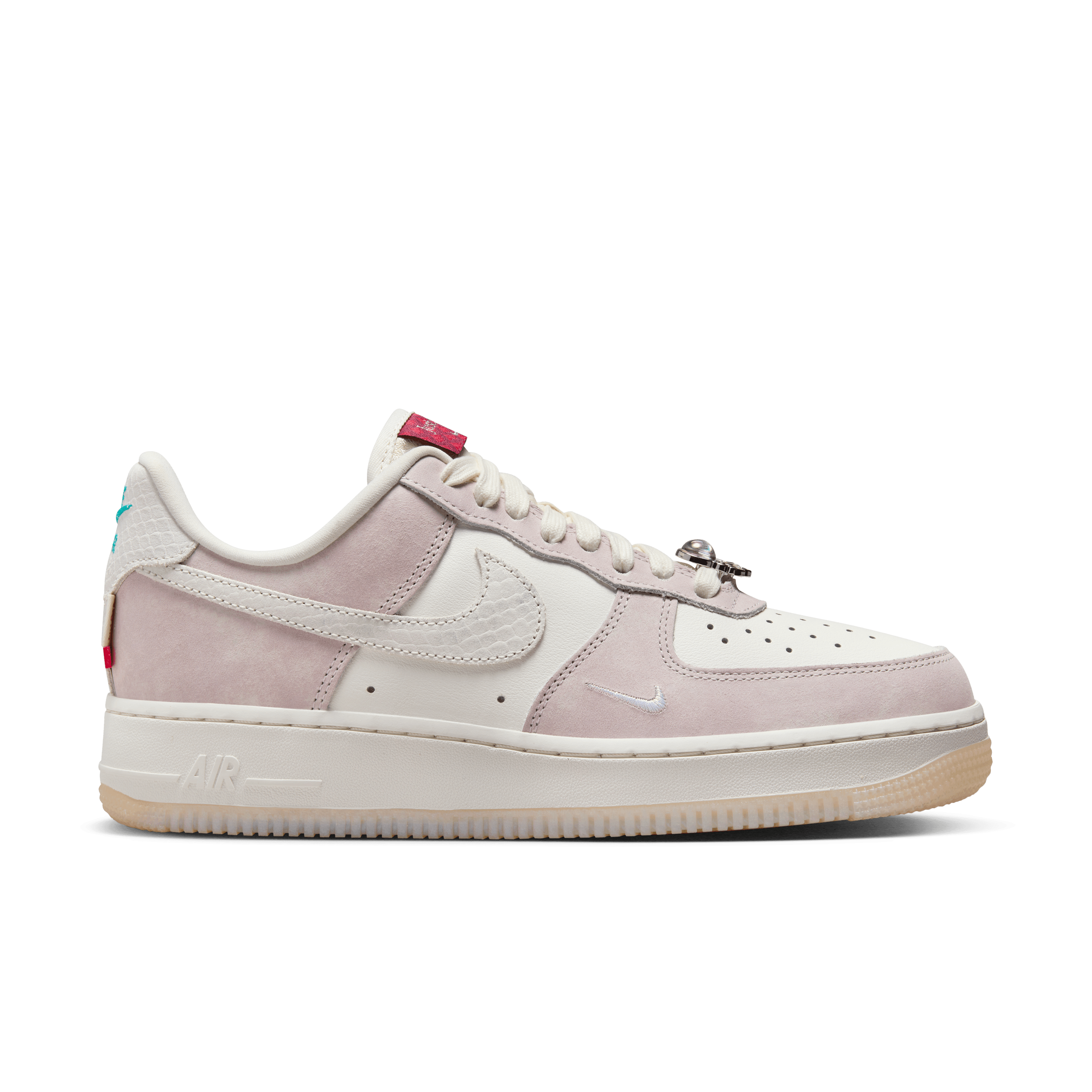 WMNS AIR FORCE 1 '07 LX SHOES - SAIL/SAIL-SAIL-PLATINUM