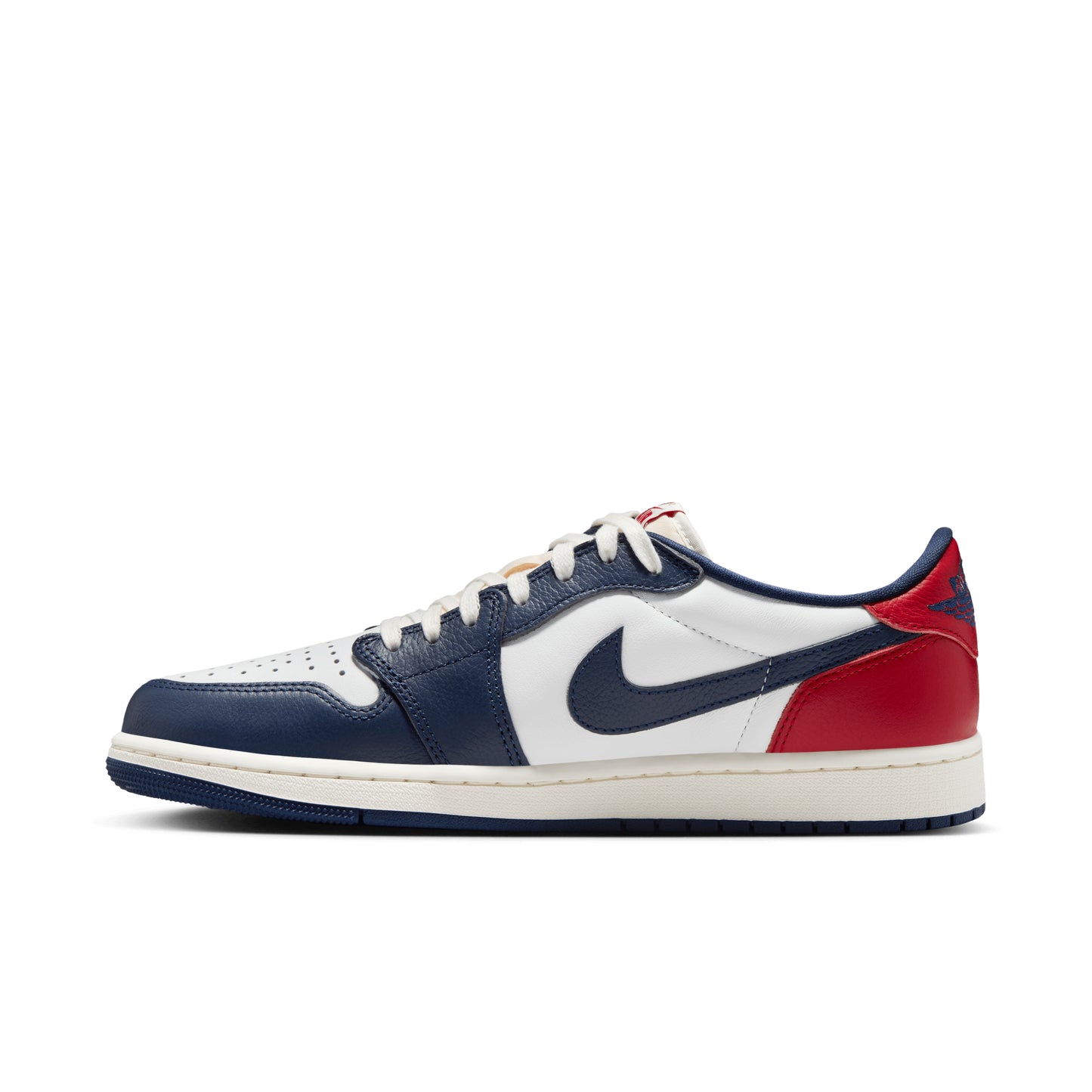 GIÀY AIR JORDAN 1 RETRO LOW OG - SMTWHT/GYMRED