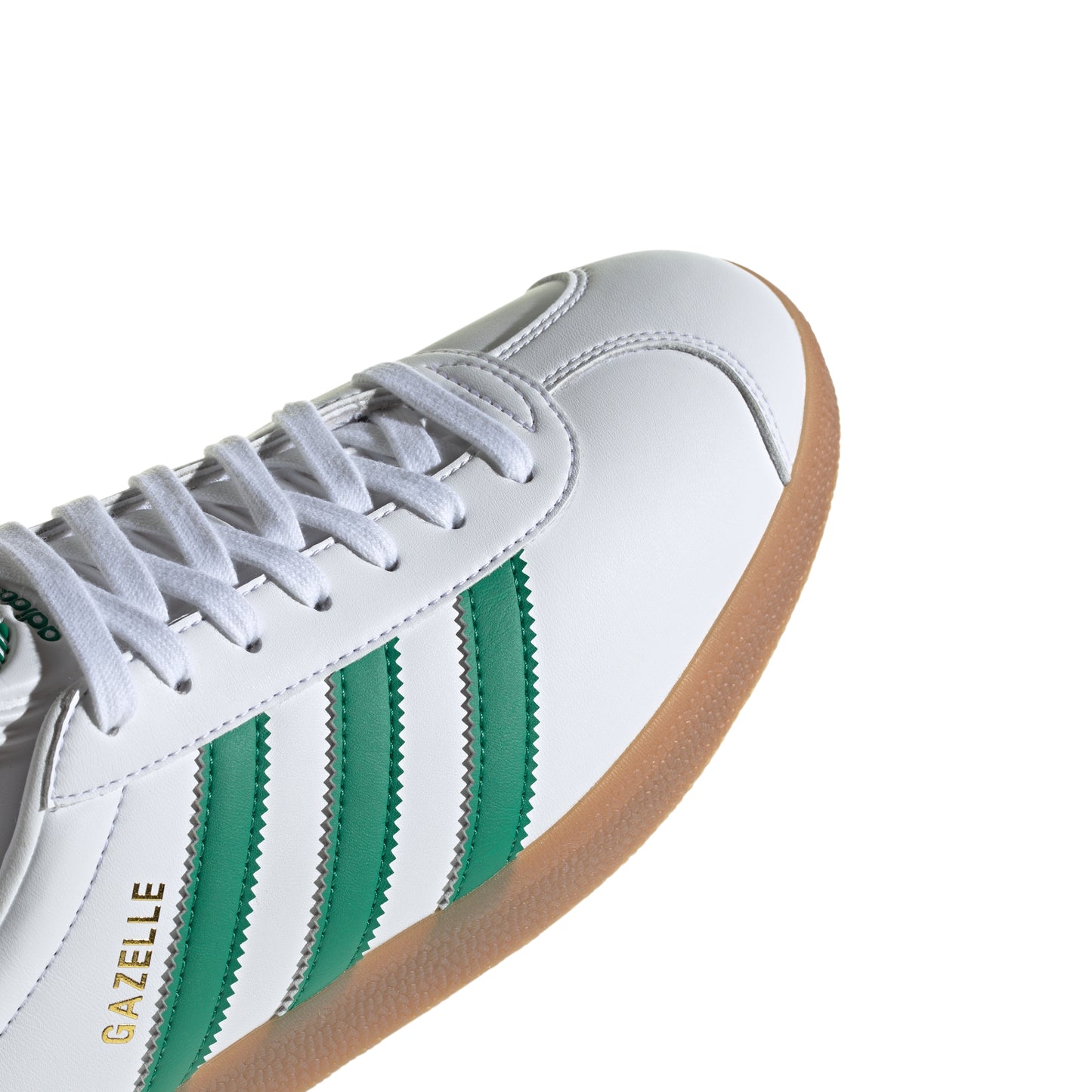 GAZELLE SHOES - FTWWHT/BOLD GREEN