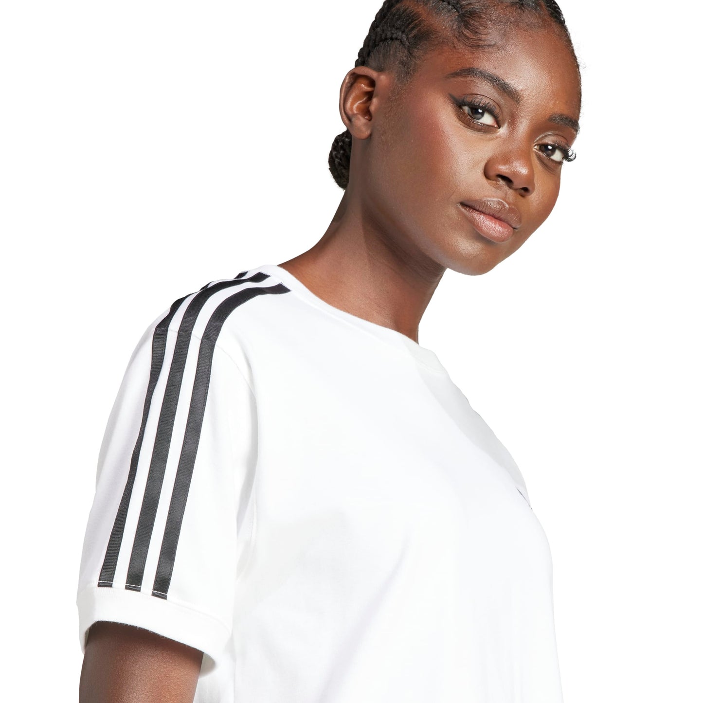 ÁO NỮ 3 STRIPE TEE - WHITE