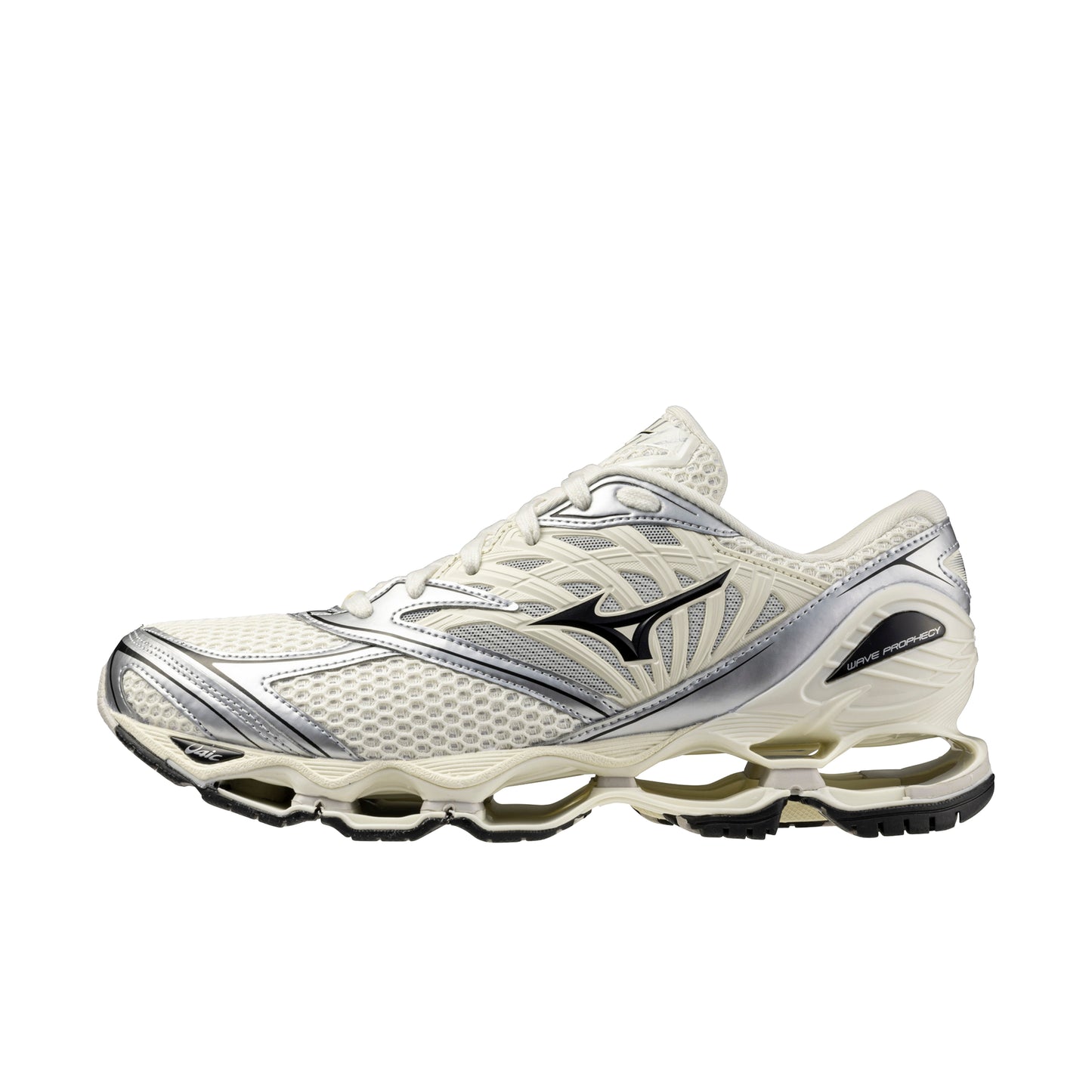 WAVE PROPHECY LS SHOES - PRISTINE/BLACK/SILVER