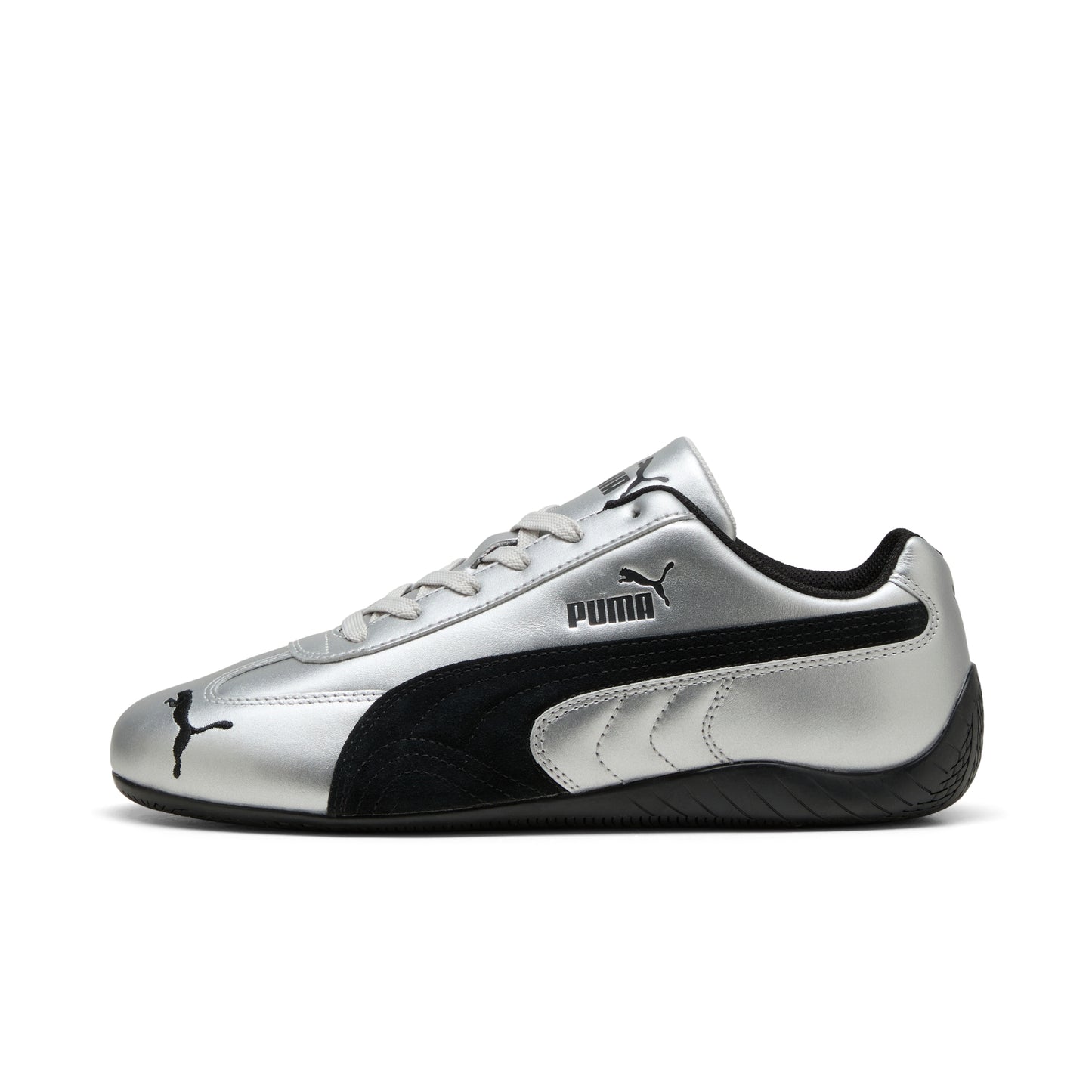 SPEEDCAT METALLIC SHOES - PUMA SILVER-PUMA BLACK