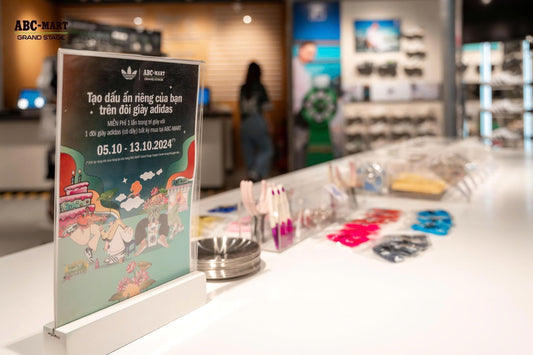 WORKSHOP TRANG TRÍ GIÀY ADIDAS TẠI ABC-MART: KHI CÁ TÍNH ĐƯỢC BỘC LỘ QUA NHỮNG ĐÔI GIÀY