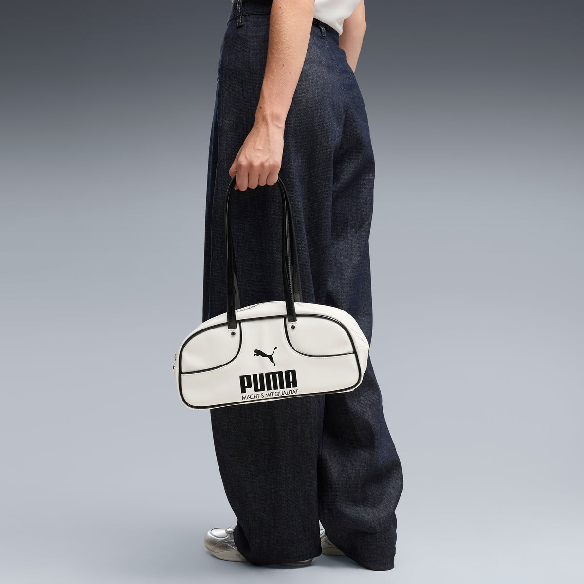 TÚI PUMA 1976 FLUTE GRIP BAG - PUMA WHITE-PUMA BLACK