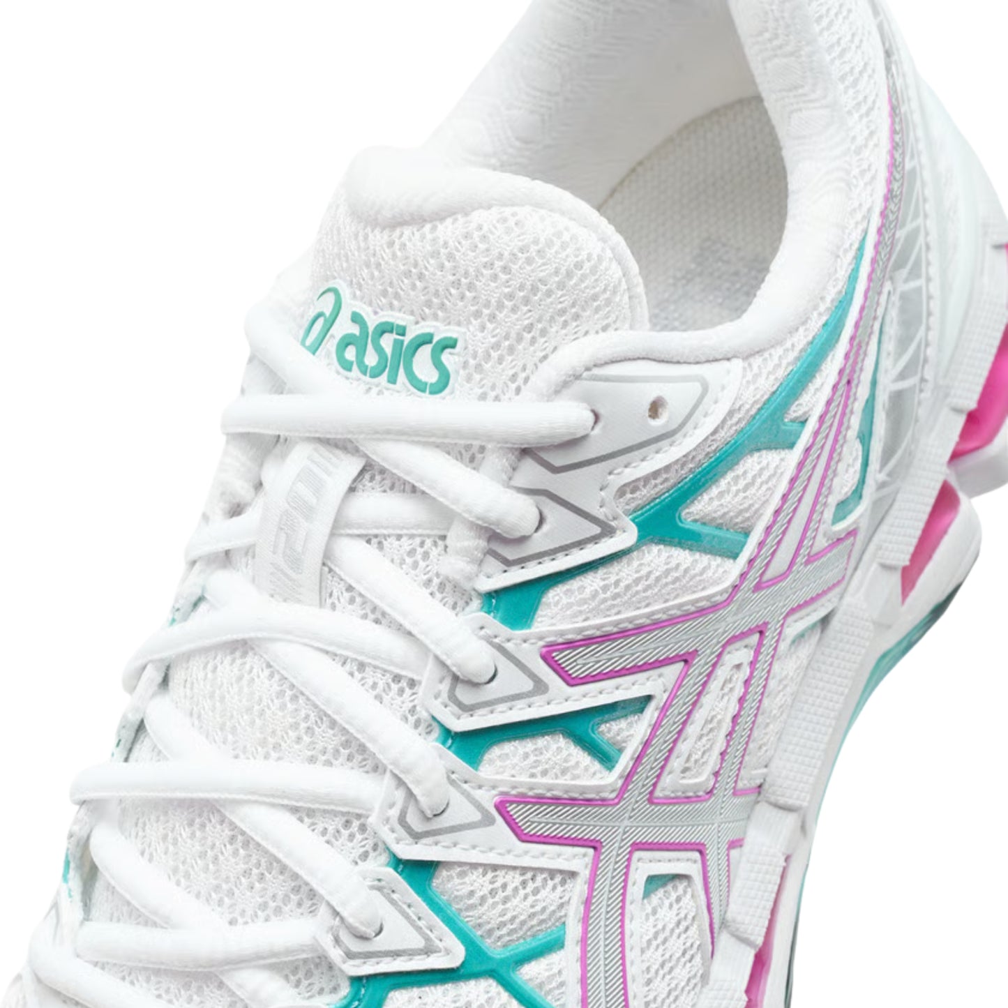 ASICS GEL-KAYANO 20 SHOES - WHITE/AURORA GREEN