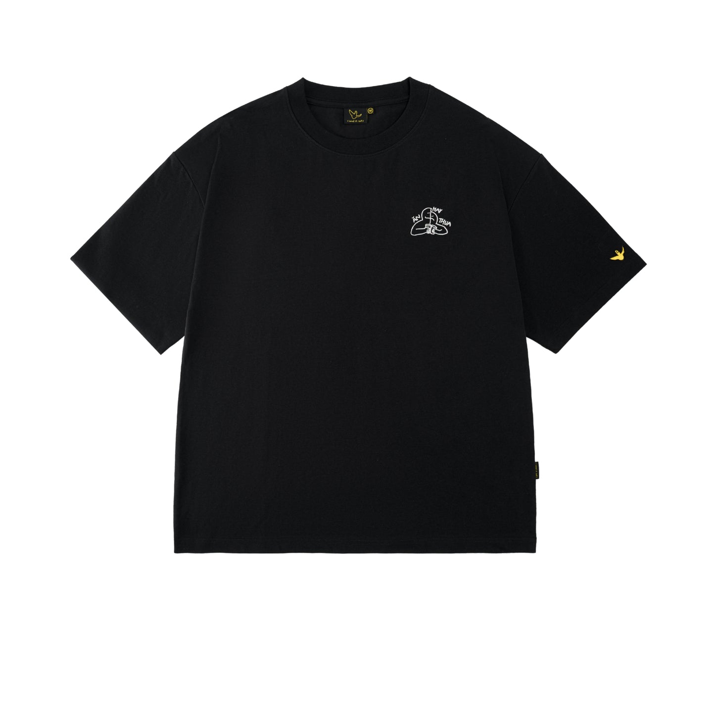 ÁO THUN WHAT IT ISNT X ABC-MART "ĂN&THUA" - BLACK