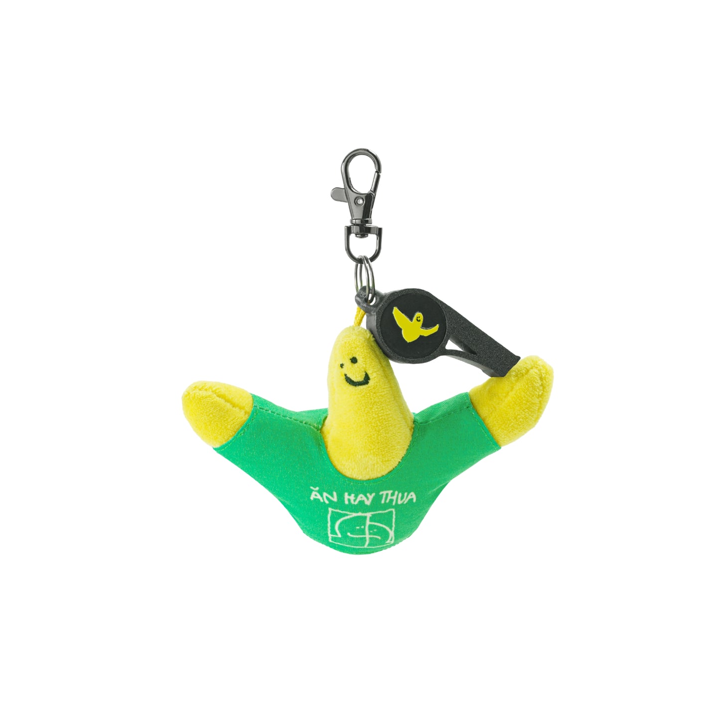MÓC KHOÁ THÚ BÔNG ANGEL WHAT IT ISNT X ABC-MART CỔ ĐỘNG - BLACK