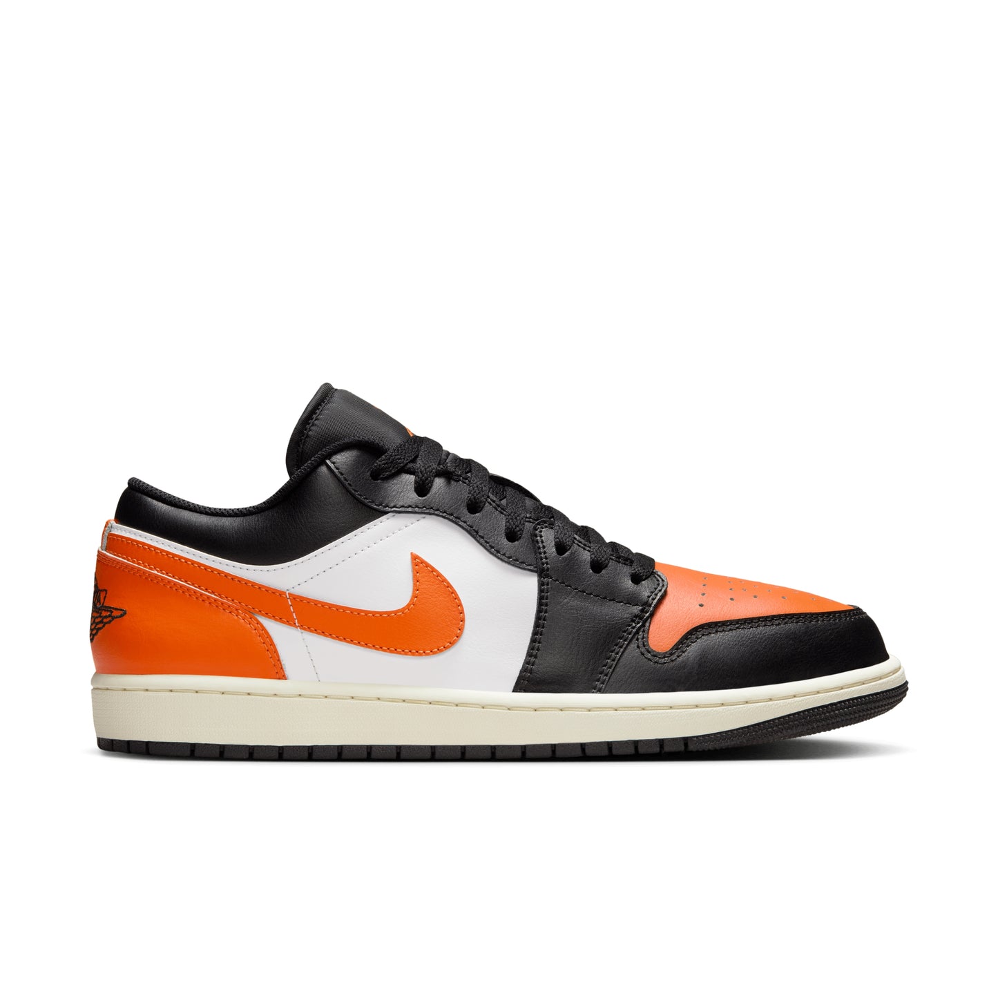 GIÀY NIKE AIR JORDAN 1 LOW - BLACK/STRFSH