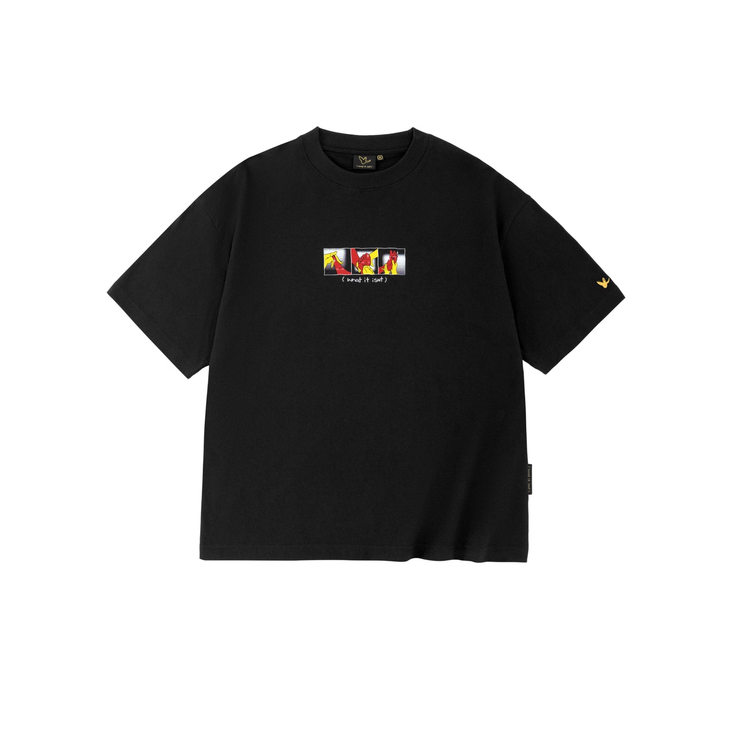 ÁO THUN WHAT IT ISNT X ABC-MART NO DAYS OFF - BLACK
