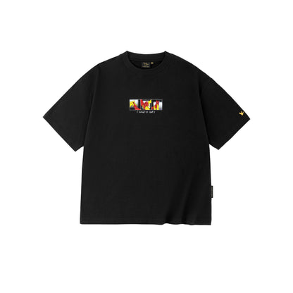 ÁO THUN WHAT IT ISNT X ABC-MART NO DAYS OFF - BLACK