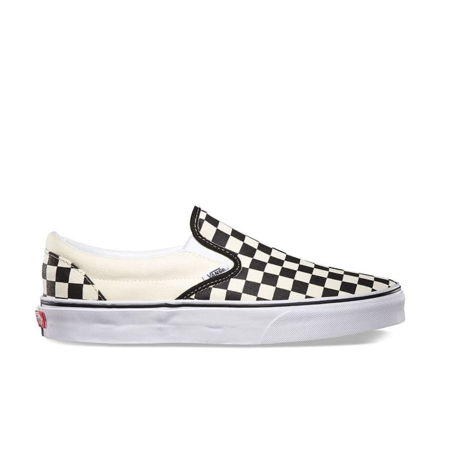 GIÀY SLIP ON - BLK&WHTCHCKERBOAD/WHT