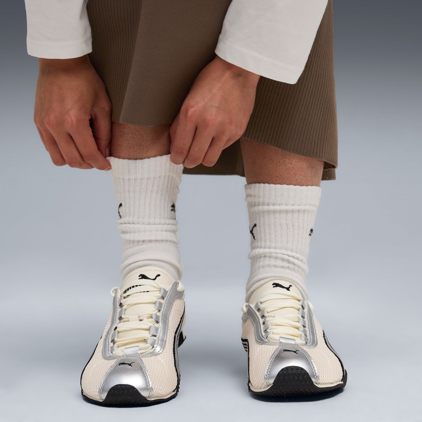 H-STREET OG SHOES - FROSTED IVORY-PUMA SILVER