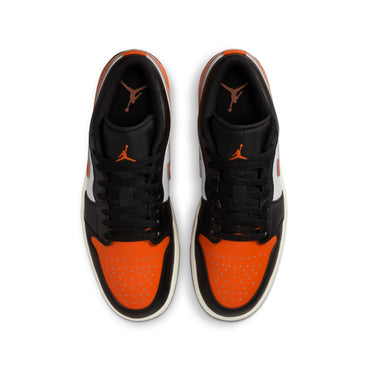 GIÀY NIKE AIR JORDAN 1 LOW - BLACK/STRFSH