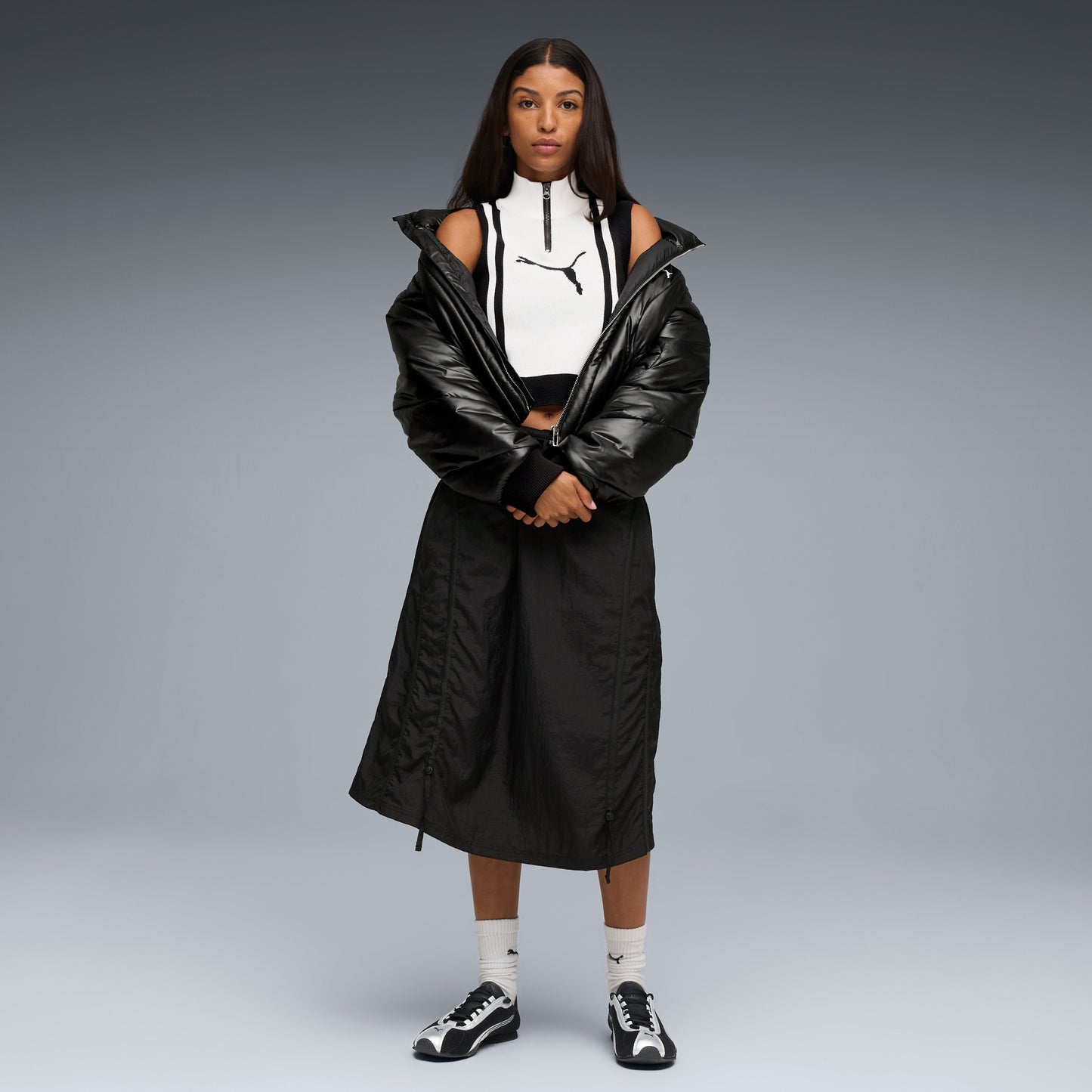 H-STREET OG SHOES - PUMA BLACK - PUMA SILVER