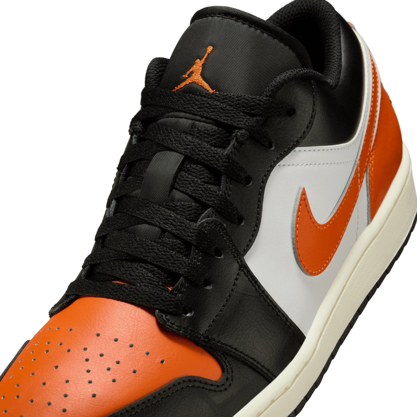 GIÀY NIKE AIR JORDAN 1 LOW - BLACK/STRFSH