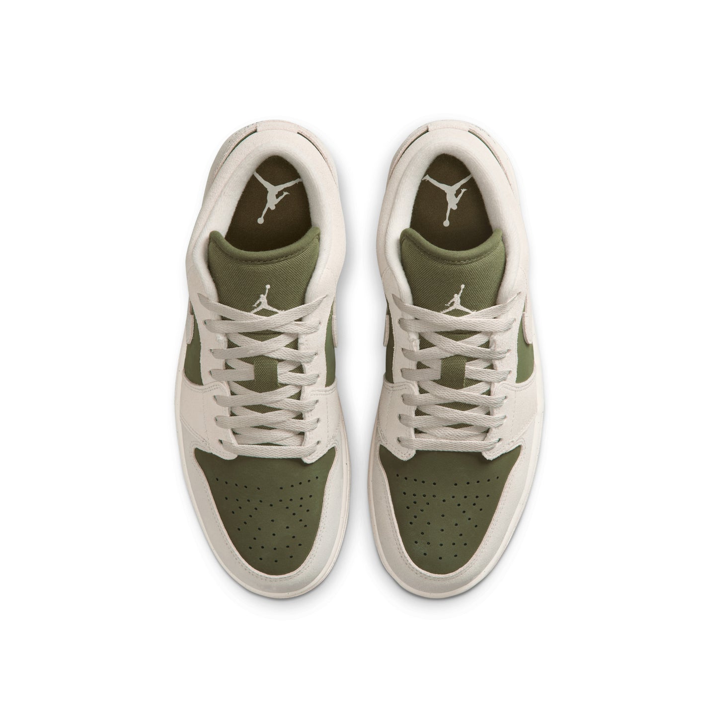 GIÀY NIKE AIR JORDAN 1 LOW SE - MDOLIV/LTOWBR