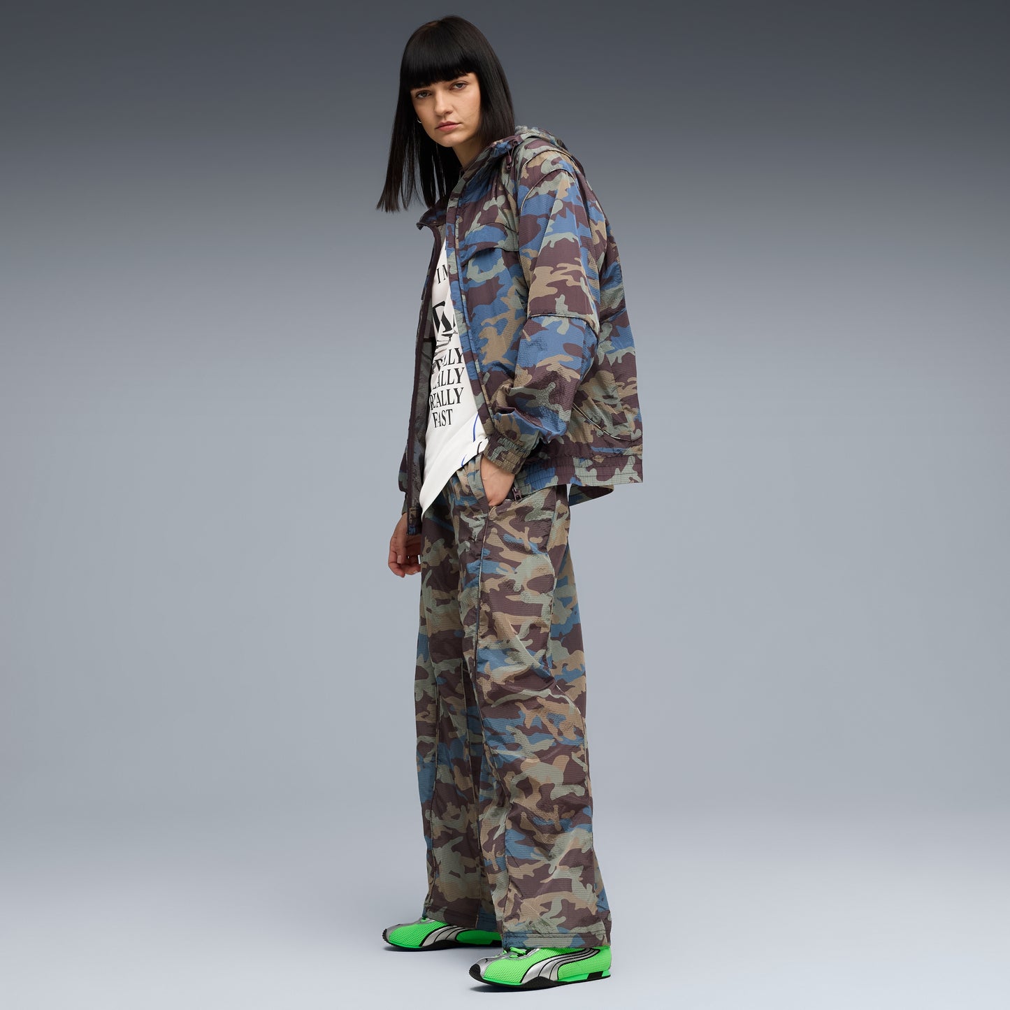 H-STREET OG SHOES - FIZZY GREEN-PUMA SILVER