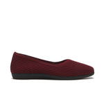 ABC SELECT SP SQUARE KNIT SHOES - BURGUNDY
