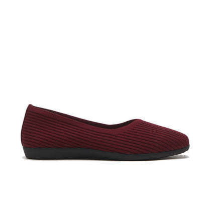 ABC SELECT SP SQUARE KNIT SHOES - BURGUNDY