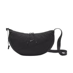 NIKE NK AURA CRESCENT CROSSBODY BAG - BLACK/GUNMTL