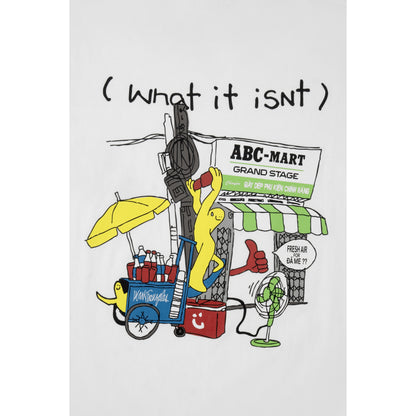ÁO THUN WHAT IT ISNT X ABC-MART 'ĐÁ ME' - OFF WHITE