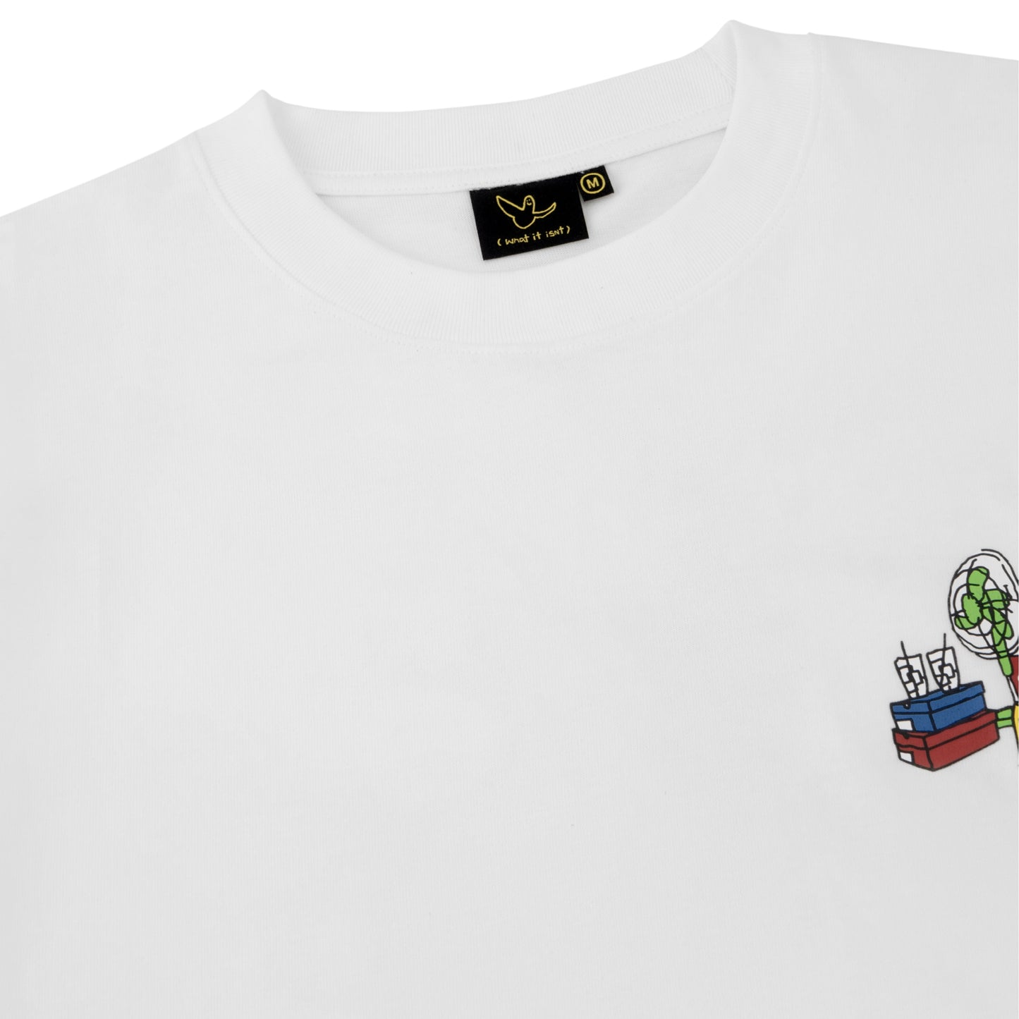 ÁO THUN WHAT IT ISNT X ABC-MART 'ĐÁ ME' - OFF WHITE