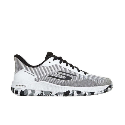 SKECHERS VIPER COURT PRO 2.0 GO PICKLEBALL SHOES - WHITE/BLACK