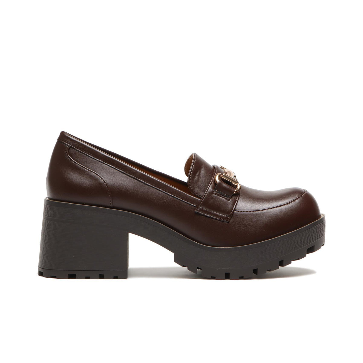 ABC SELECT TANK LOAFER 6.5 - DK.BROWN SHOES