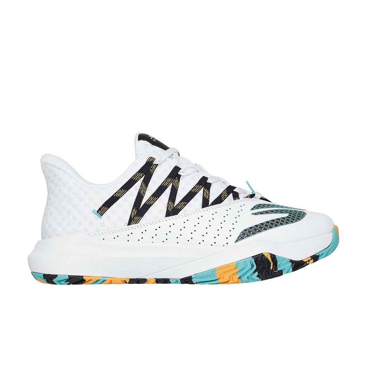GIÀY GO PICKLEBALL SKECHERS VIPER COURT RALLY - WHITE/TURQUOISE