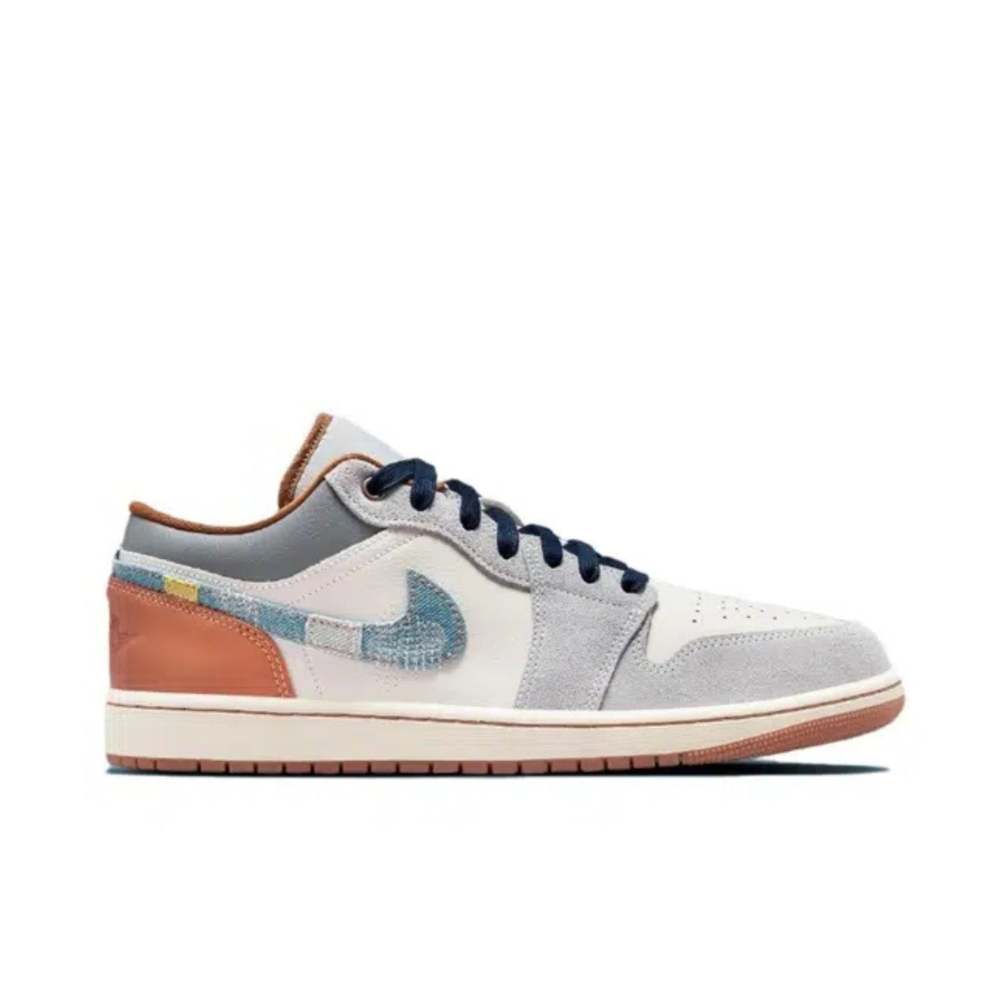 GIÀY NIKE AIR JORDAN 1 LOW SE - PHANTOM/STAR BLUE-COCONUT MILK