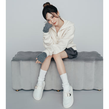 PUFFER BOLD SLIP ON V2 SHOES - WHITE/WHITE/WHITE