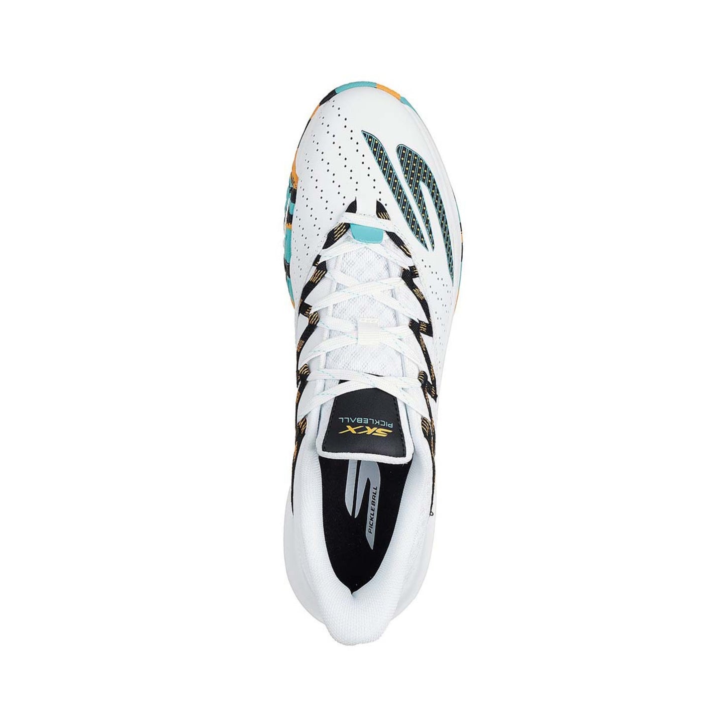GIÀY GO PICKLEBALL SKECHERS VIPER COURT RALLY - WHITE/TURQUOISE