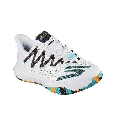 GIÀY GO PICKLEBALL SKECHERS VIPER COURT RALLY - WHITE/TURQUOISE