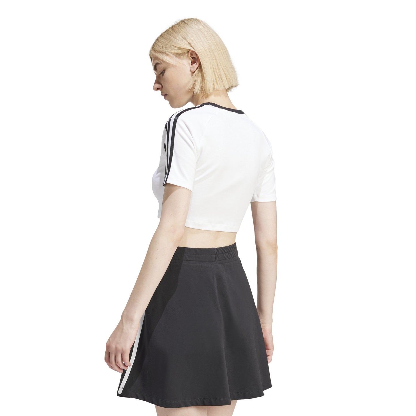 WOMEN'S 3S BABY TEE - WHITE