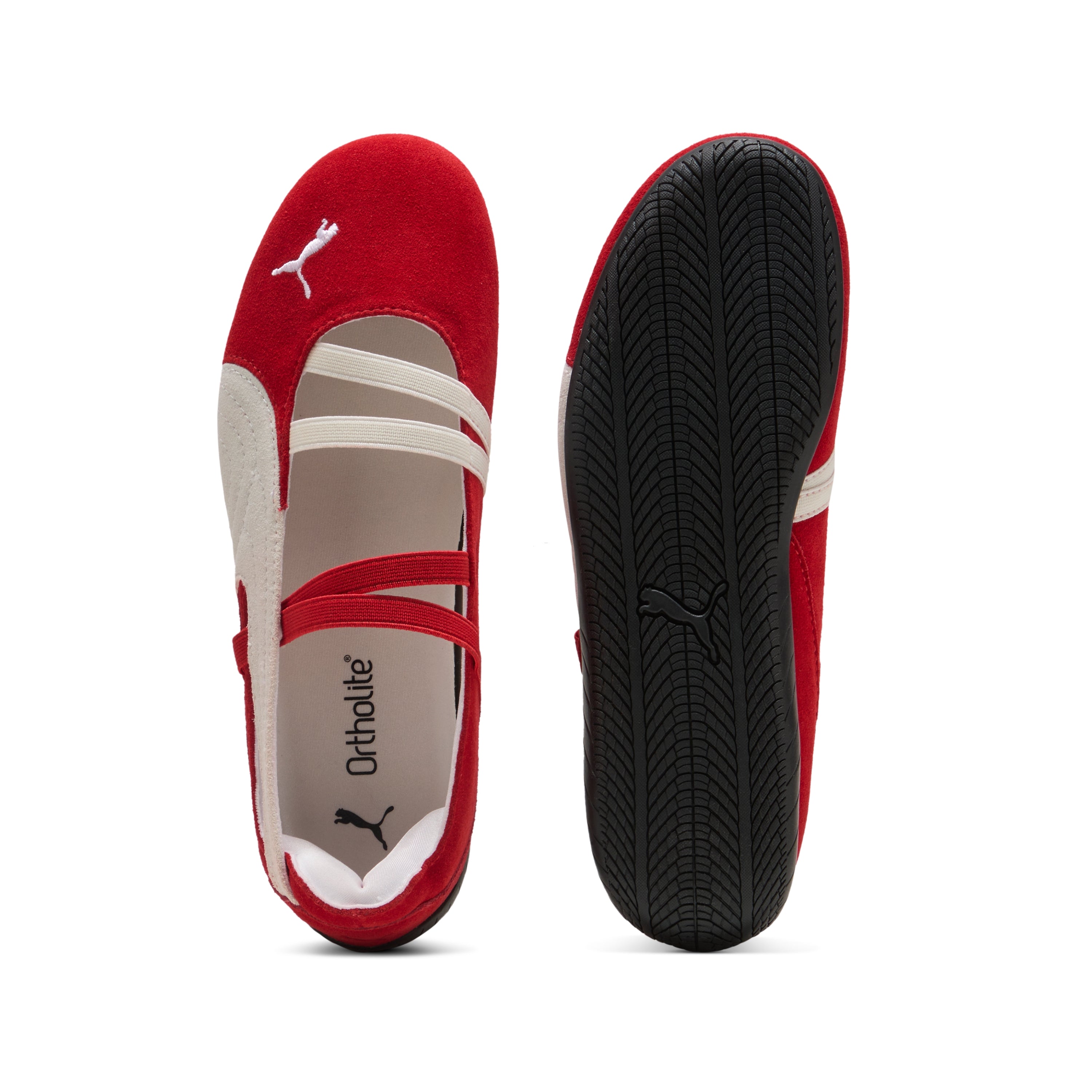 送料関税込み PUMA Speedcat Ballet Satin レッド PUMA Speedcat Ballet For All Time Red フラットシューズ