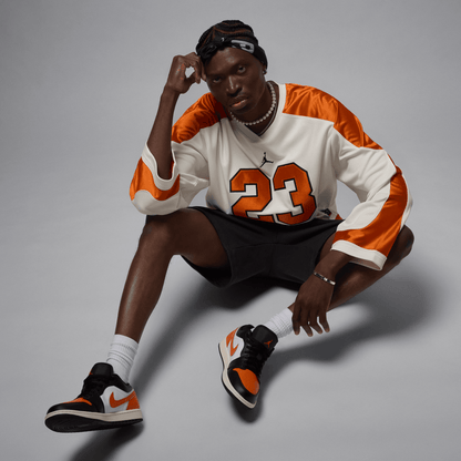 GIÀY NIKE AIR JORDAN 1 LOW - BLACK/STRFSH