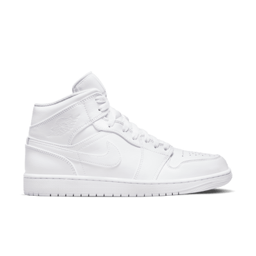 GIÀY AIR JORDAN 1 MID - WHITE/WHITE-WHITE