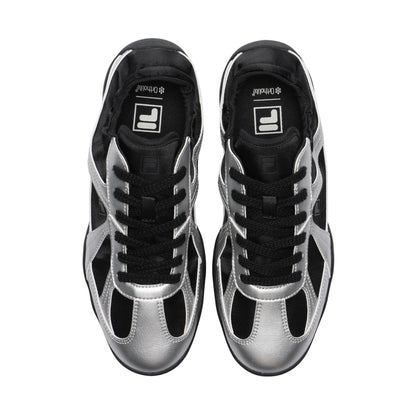 FILA GLIO SHOES - BLACK/SILVER/BLACK