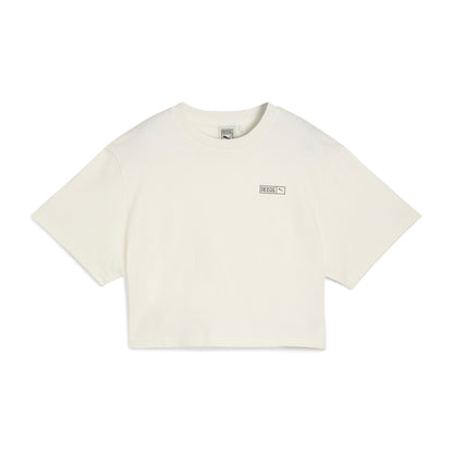 ÁO PUMA X ROSÉ RELAXED TEE - WARM WHITE