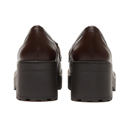 ABC SELECT TANK LOAFER 6.5 - DK.BROWN SHOES
