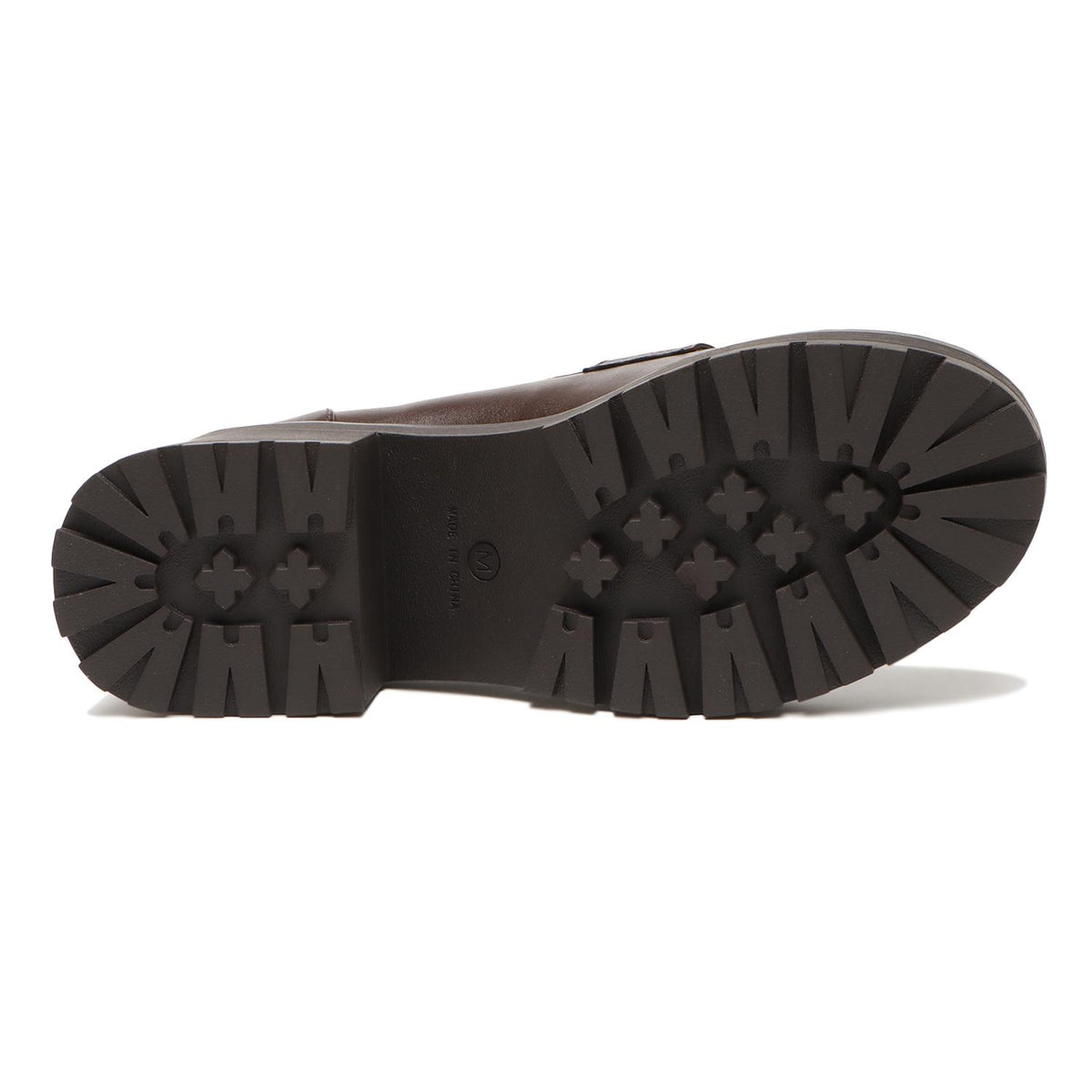 ABC SELECT TANK LOAFER 6.5 - DK.BROWN SHOES