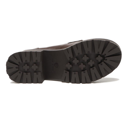 ABC SELECT TANK LOAFER 6.5 - DK.BROWN SHOES